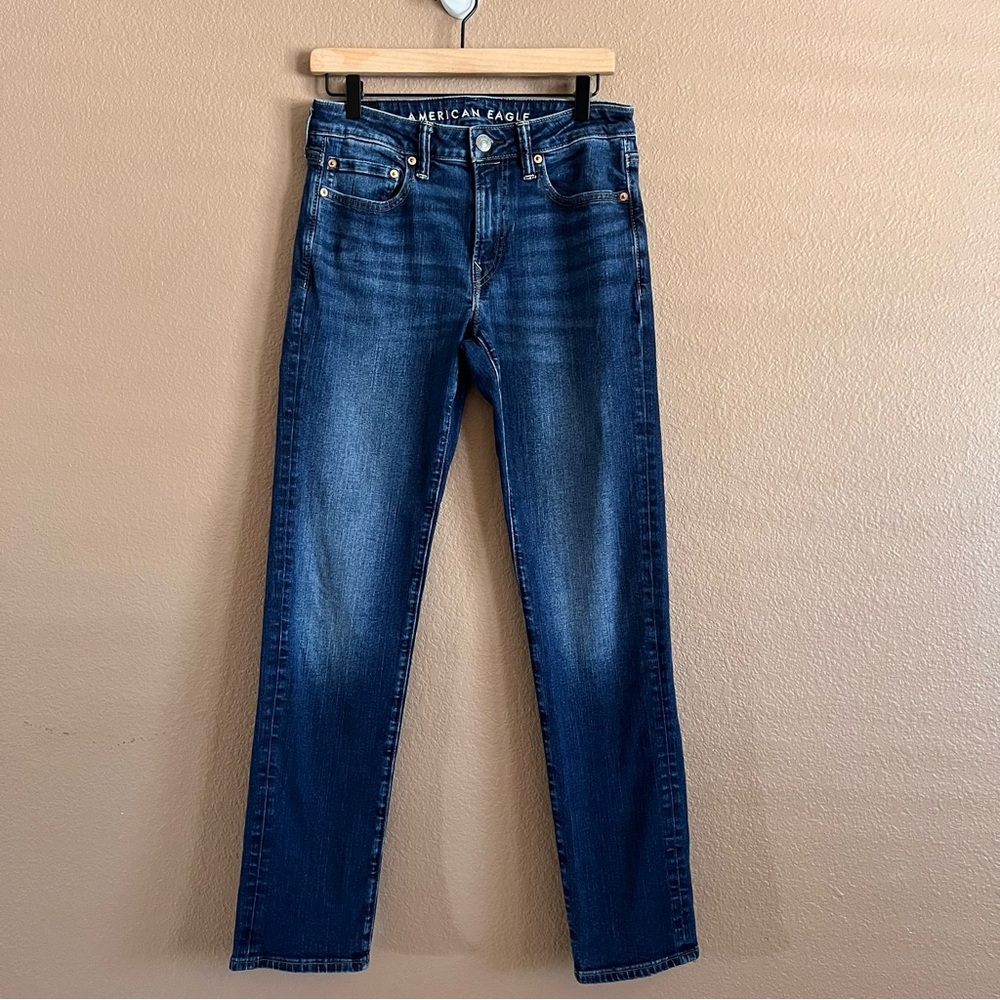 American Eagle Airflex Slim Straight Jeans Size 30 x 32